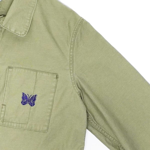 画像5: NEEDLES（ニードルズ）Coverall（カバーオール）"Reversed Sateen" / Olive（オリーブ） (5)