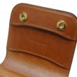 画像10: WILD SWANS（ワイルドスワンズ）CASA（カーサ）コンパクトウォレット/コニャック"POROSUS（ポロサス）"×キャメル"サドルプルアップ" (10)