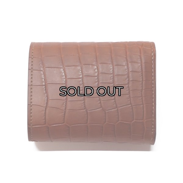 画像3: WILD SWANS（ワイルドスワンズ）ENO（イーノ）ミニ3つ折りウォレット/コニャック"POROSUS（ポロサス）"×キャメル"サドルプルアップ" (3)