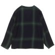 画像2: NEEDLES（ニードルズ）V Neck Shirt（Vネックシャツ）"Rayon Plaid" / Black（ブラック） (2)
