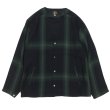 画像1: NEEDLES（ニードルズ）V Neck Shirt（Vネックシャツ）"Rayon Plaid" / Black（ブラック） (1)