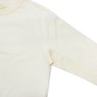 画像4: FULLCOUNT（フルカウント）5222LH Flat Seam Heavyweight Longsleeve Henley T Shirt （フラットシームヘビーウェイトロングスリーブヘンリーTシャツ）/ Ecru（エクリュ） (4)