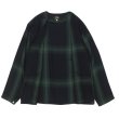 画像3: NEEDLES（ニードルズ）V Neck Shirt（Vネックシャツ）"Rayon Plaid" / Black（ブラック） (3)