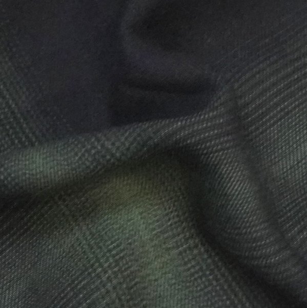 画像8: NEEDLES（ニードルズ）V Neck Shirt（Vネックシャツ）"Rayon Plaid" / Black（ブラック） (8)