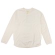 画像1: FULLCOUNT（フルカウント）5222LH Flat Seam Heavyweight Longsleeve Henley T Shirt （フラットシームヘビーウェイトロングスリーブヘンリーTシャツ）/ Ecru（エクリュ） (1)