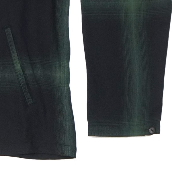 画像6: NEEDLES（ニードルズ）V Neck Shirt（Vネックシャツ）"Rayon Plaid" / Black（ブラック） (6)