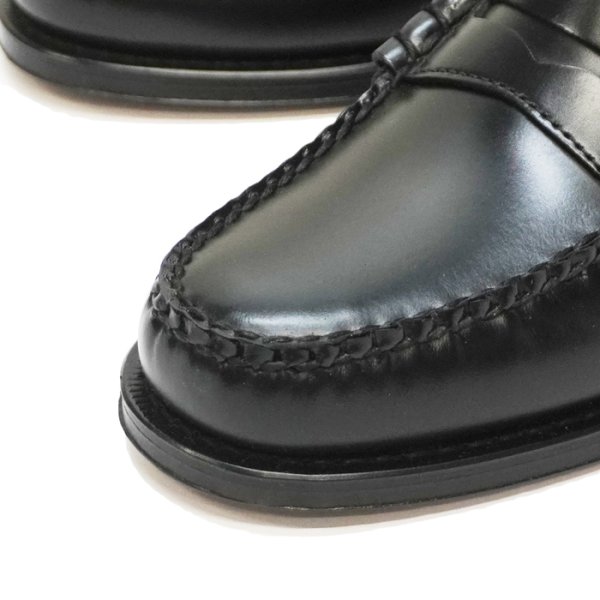 画像5: G.H.BASS（ジーエイチバス）LARSON Moc Penny Loafer（ラーソン：モックペニーローファー）"Leather Sole" / Black（ブラック） (5)
