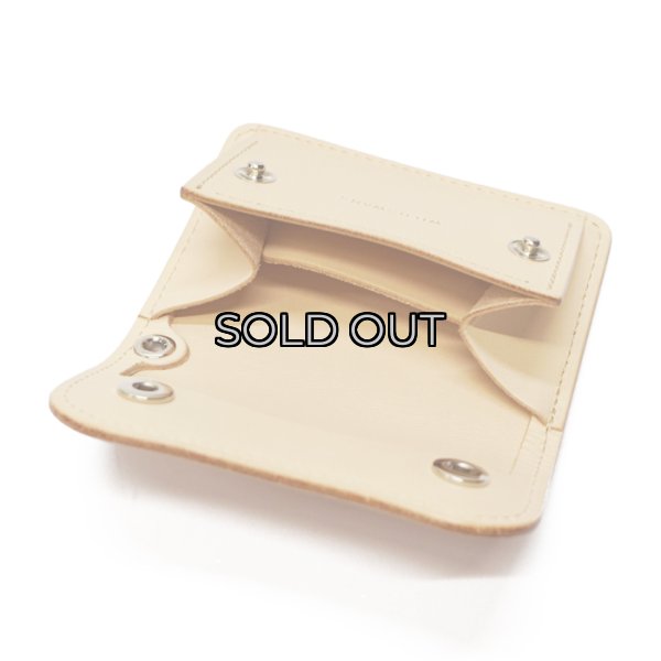 画像7: WILD SWANS（ワイルドスワンズ）TONGUE(EYELET)（タング アイレット）マルチコインケース"サドルプルアップ"/Natural（ナチュラル） (7)