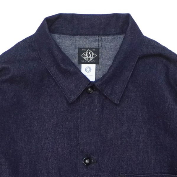 画像4: Post O'Alls（ポストオーバーオールズ）USCM 1930s Utility Jacket（USCM 1930s ユーティリティジャケット）"8oz Denim" / Dark Indigo（ダークインディゴ） (4)