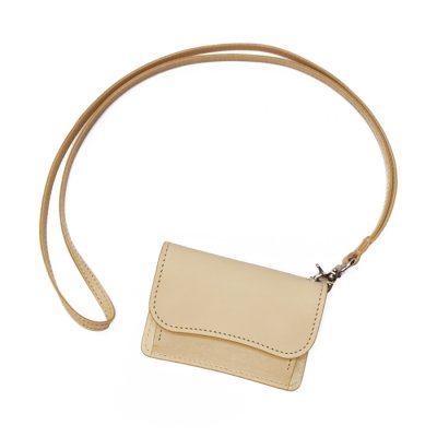 画像1: WILD SWANS（ワイルドスワンズ）TONGUE(EYELET)（タング アイレット）マルチコインケース"サドルプルアップ"/Natural（ナチュラル）