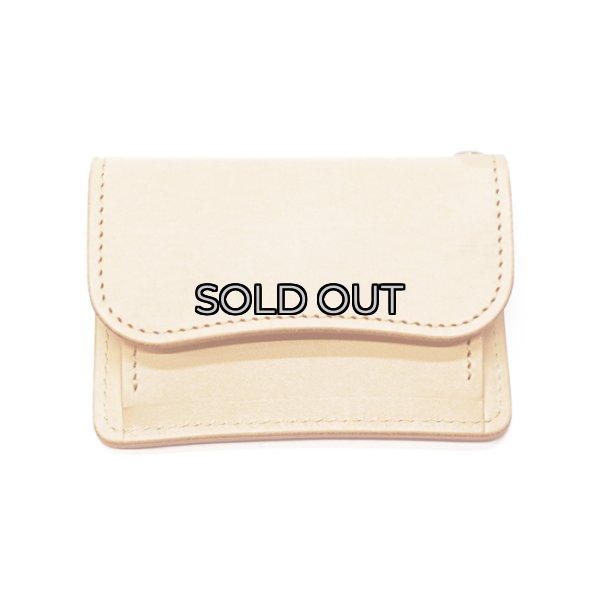 画像2: WILD SWANS（ワイルドスワンズ）TONGUE(EYELET)（タング アイレット）マルチコインケース"サドルプルアップ"/Natural（ナチュラル） (2)