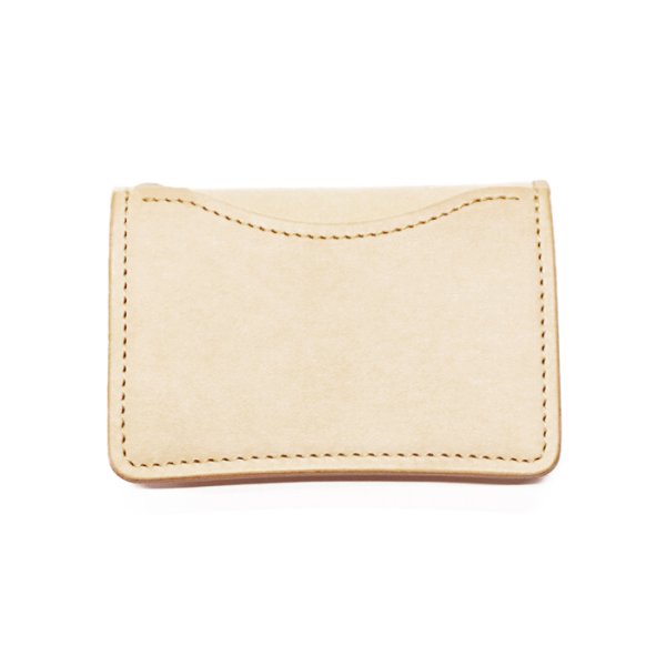 画像3: WILD SWANS（ワイルドスワンズ）TONGUE(EYELET)（タング アイレット）マルチコインケース"サドルプルアップ"/Natural（ナチュラル） (3)