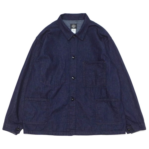 画像1: Post O'Alls（ポストオーバーオールズ）USCM 1930s Utility Jacket（USCM 1930s ユーティリティジャケット）"8oz Denim" / Dark Indigo（ダークインディゴ） (1)