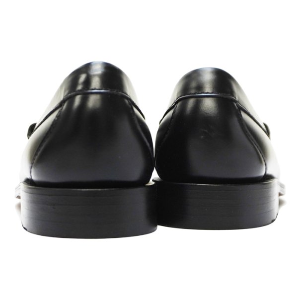 画像4: G.H.BASS（ジーエイチバス）LARSON Moc Penny Loafer（ラーソン：モックペニーローファー）"Leather Sole" / Black（ブラック） (4)