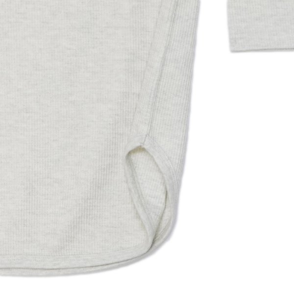 画像5: blurhms ROOTSTOCK（ブラームスルーツストック）Rough&Smooth Thermal Baseball Tee（ラフ&スムースサーマルベースボールTシャツ）/ Heather Oatmeal（ヘザーオートミール） (5)