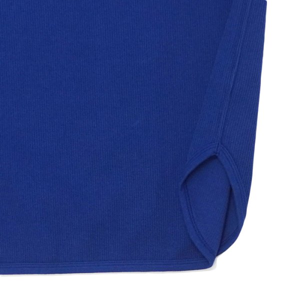 画像5: blurhms ROOTSTOCK（ブラームスルーツストック）Rough&Smooth Thermal Baseball Tee（ラフ&スムースサーマルベースボールTシャツ）/ Blue（ブルー） (5)