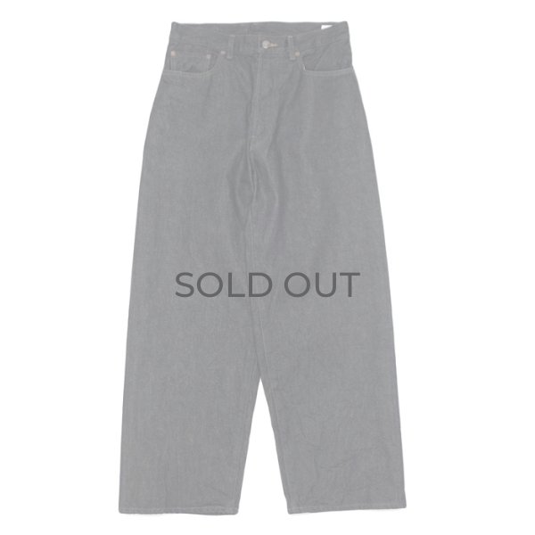 画像1: blurhms ROOTSTOCK（ブラームスルーツストック）13.5oz Denim Pants Wide（13.5ozデニムパンツ ワイド）/ Sulfur Black（サルファーブラック）【裾上げ無料】 (1)