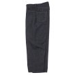 画像3: blurhms ROOTSTOCK（ブラームスルーツストック）13.5oz Denim Pants Wide（13.5ozデニムパンツ ワイド）/ Sulfur Black（サルファーブラック）【裾上げ無料】 (3)