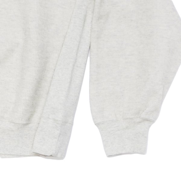 画像5: blurhms ROOTSTOCK（ブラームスルーツストック）Rough&Smooth Thermal Pullover（ラフ&スムースサーマルプルオーバー）/ Heather Oatmeal（ヘザーオートミール） (5)