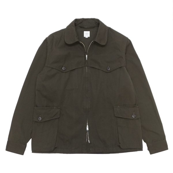 画像1: ARAN（アラン）Hunting Blouson（ハンティングブルゾン）”Cotton Weather" / Army Green（アーミーグリーン）  (1)