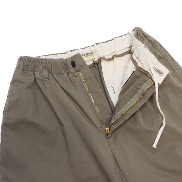 画像5: F.O.B FACTORY（エフオービーファクトリー）ST TWILL EASY PANTS（STツイルイージーパンツ）/ IVY（アイビー）【裾上げ無料】 (5)