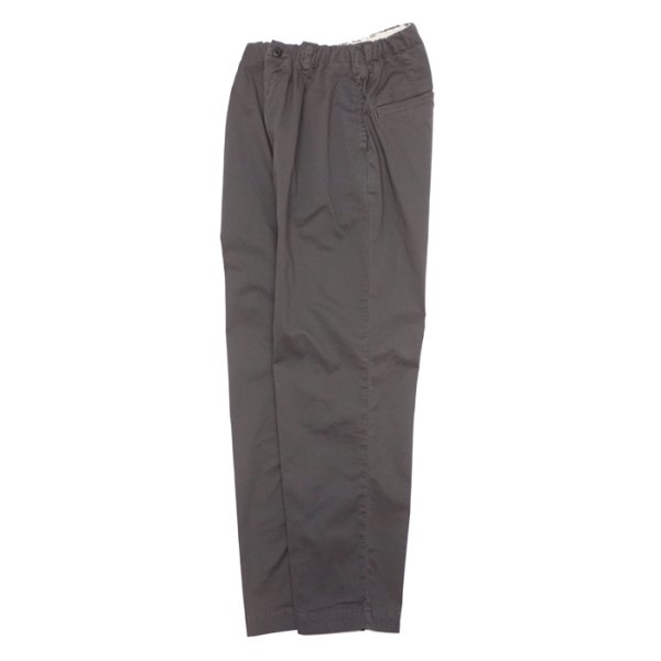 画像3: F.O.B FACTORY（エフオービーファクトリー）ST TWILL EASY PANTS（STツイルイージーパンツ）/ CHARCOAL（チャコール）【裾上げ無料】 (3)
