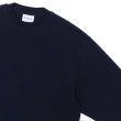 画像4: Yonetomi NEW BASIC（ヨネトミニューベーシック）WAVE COTTON KNIT PULLOVER（ウェーブコットンニットプルオーバー）/ Navy（ネイビー） (4)