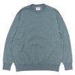 画像1: Yonetomi NEW BASIC（ヨネトミニューベーシック）WAVE COTTON KNIT PULLOVER（ウェーブコットンニットプルオーバー）/ Gray（グレー） (1)