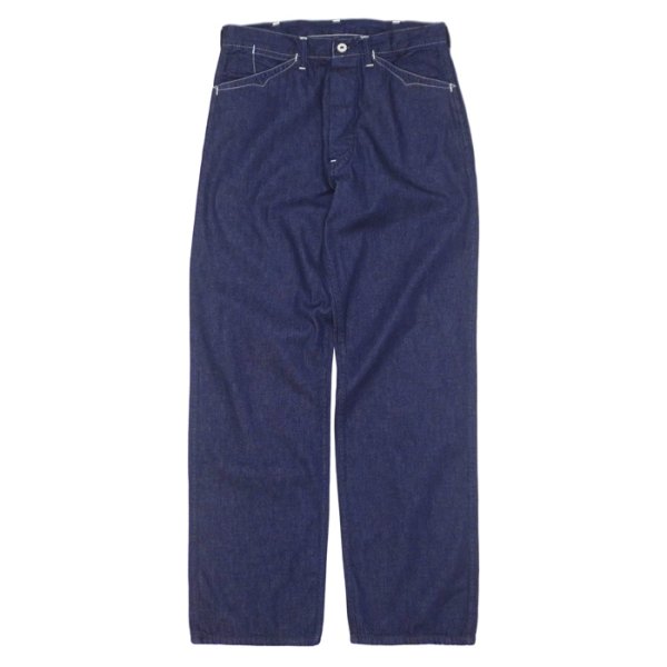 画像1: Post O'Alls（ポストオーバーオールズ）SWEETBEAR Bandtop（スイートベアーバンドトップ）"8oz Denim" / Indigo（インディゴ）【裾上げ無料】 (1)