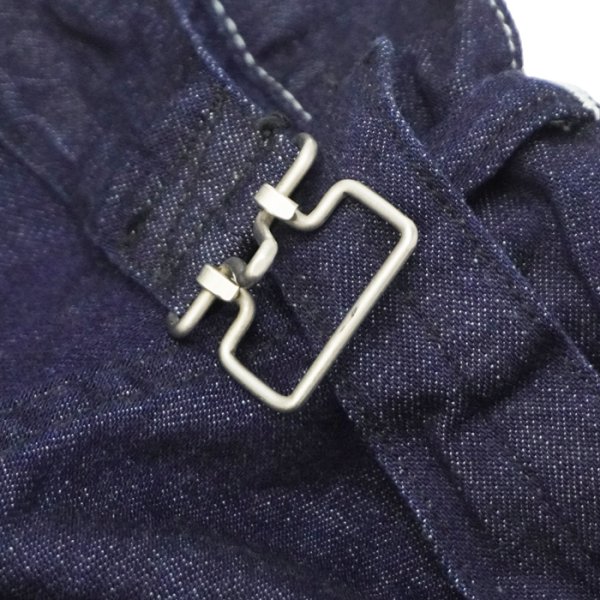 画像7: Post O'Alls（ポストオーバーオールズ）SWEETBEAR Bandtop（スイートベアーバンドトップ）"8oz Denim" / Indigo（インディゴ）【裾上げ無料】 (7)