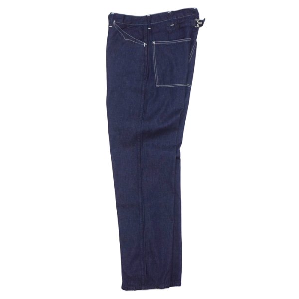 画像3: Post O'Alls（ポストオーバーオールズ）SWEETBEAR Bandtop（スイートベアーバンドトップ）"8oz Denim" / Indigo（インディゴ）【裾上げ無料】 (3)