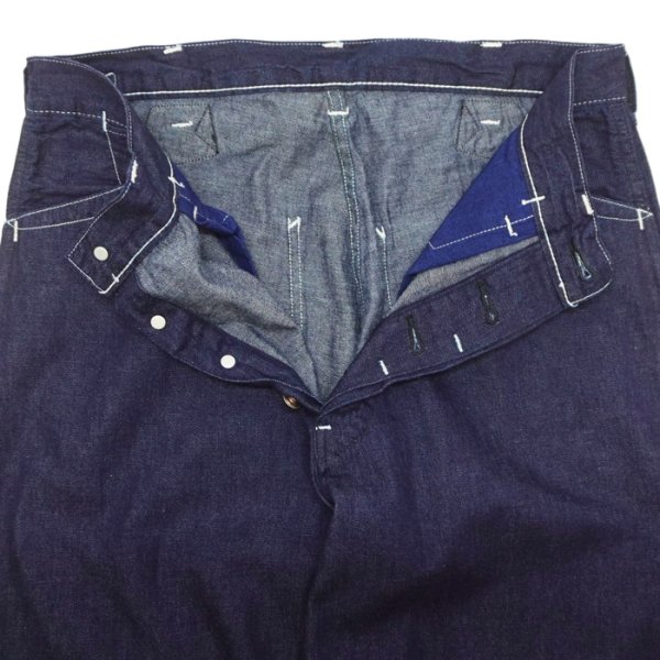 画像5: Post O'Alls（ポストオーバーオールズ）SWEETBEAR Bandtop（スイートベアーバンドトップ）"8oz Denim" / Indigo（インディゴ）【裾上げ無料】 (5)