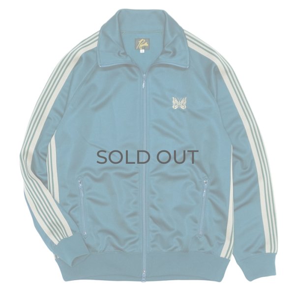 画像1: NEEDLES（ニードルズ）Track Jacket（トラックジャケット）"Poly Smooth" / Green（グリーン） (1)