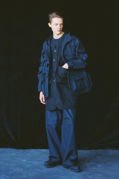 画像9: MODMNT（モドメント）PHOTGRAPHER JKT（フォトグラファージャケット）"VENTONE・後染めOX" / Navy（ネイビー） (9)