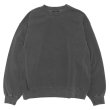 画像1: EVCON（エビコン）Pigment Crew Sweat（ピグメントクルースウェット）”Pigment Dye・BIO Processing" / Black（ブラック） (1)