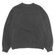 画像2: EVCON（エビコン）Pigment Crew Sweat（ピグメントクルースウェット）”Pigment Dye・BIO Processing" / Black（ブラック） (2)