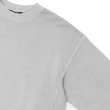 画像4: EVCON（エビコン）Pigment Crew Sweat（ピグメントクルースウェット）”Pigment Dye・BIO Processing" / Lt,Gray（ライトグレー） (4)
