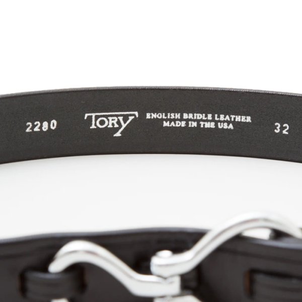 画像4: TORY LEATHER（トリーレザー）11/4 Hoop Pick Belt（フープピックベルト）/ Black×Nickel（ブラック×ニッケル） (4)