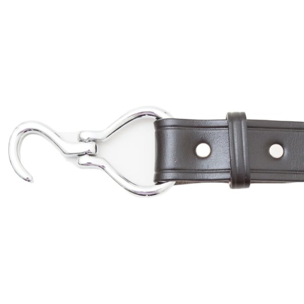 画像5: TORY LEATHER（トリーレザー）11/4 Hoop Pick Belt（フープピックベルト）/ Black×Nickel（ブラック×ニッケル） (5)