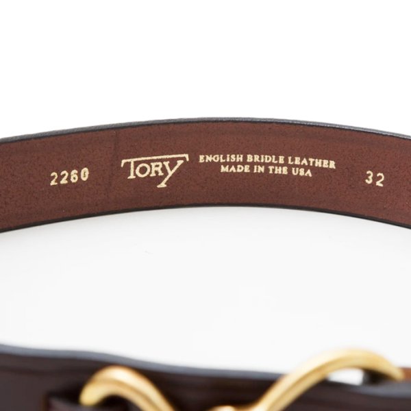 画像3: TORY LEATHER（トリーレザー）11/4 Hoop Pick Belt（フープピックベルト）/ Havana×Brass（ハバナブラウン×ブラス） (3)