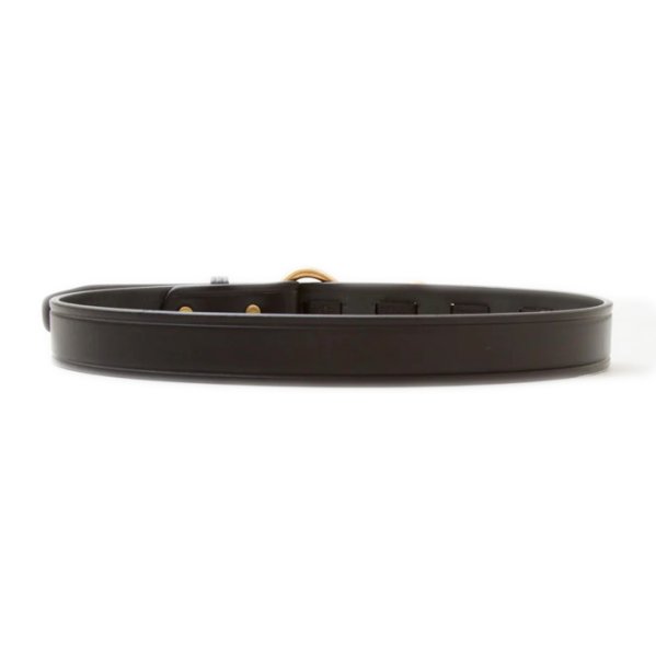 画像2: TORY LEATHER（トリーレザー）11/4 Hoop Pick Belt（フープピックベルト）/ Black×Brass（ブラック×ブラス） (2)