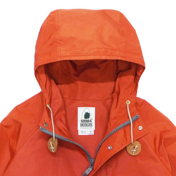 画像4: SIERRA DESIGNS（シエラデザイン）ORIGINAL SHORT PARKA（オリジナルショートパーカー）/ Rust×Rust（ラスト×ラスト） (4)