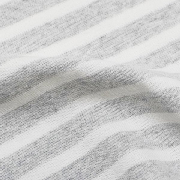 画像6: SAINT JAMES（セントジェームス）OUESSANT LOOSE（ウエッソン・ルーズ）"Women" / GRIS CL×NEIGE（杢ライトグレー×ホワイト） (6)