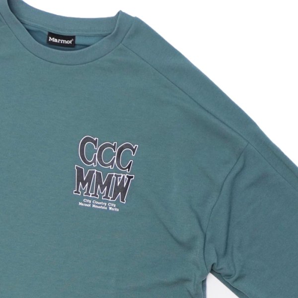 画像9: MMWCCC（マーモット×シティーカントリーシティー）Feel Up L/S T-Shirt（フィールアップロングスリーブTシャツ）"MMWCCC" / White（ホワイト） (9)