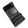 画像6: WILD SWANS（ワイルドスワンズ）ENO mini（イーノミニ）ミニ3つ折りウォレット"サドルプルアップ"/Black（ブラック） (6)