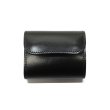 画像1: WILD SWANS（ワイルドスワンズ）ENO mini（イーノミニ）ミニ3つ折りウォレット"サドルプルアップ"/Black（ブラック） (1)