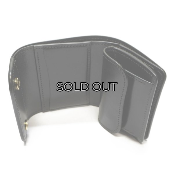 画像5: WILD SWANS（ワイルドスワンズ）ENO mini（イーノミニ）ミニ3つ折りウォレット"サドルプルアップ"/Black（ブラック） (5)