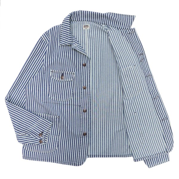 画像3: BARNS OUTFITTERS×BIG MAC（バーンズアウトフィッターズ×ビックマック）Denim Coverall（デニムカバーオール） / Hickory（ヒッコリー） (3)