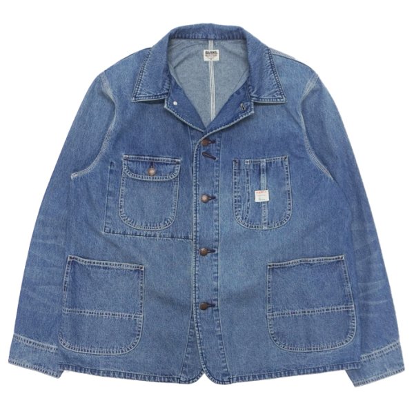 画像1: BARNS OUTFITTERS×BIG MAC（バーンズアウトフィッターズ×ビックマック）Denim Coverall（デニムカバーオール） / L,Indigo（ライトインディゴ） (1)