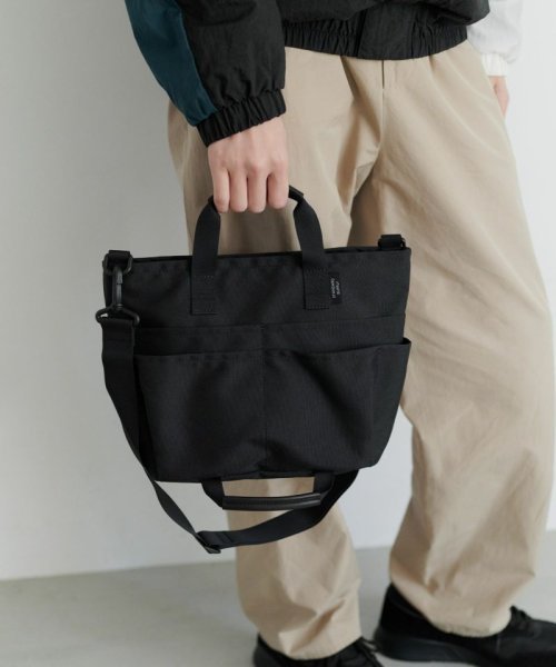 画像12: STANDARD SUPPLY（スタンダードサプライ） 2WAY UTILITY TOTE S（2ウェイ ユーティリティートート S）"ECO STEP MESH"/ Black（ブラック） (12)
